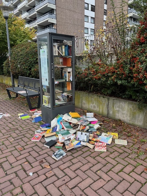 Bücherschrank verwüstet2